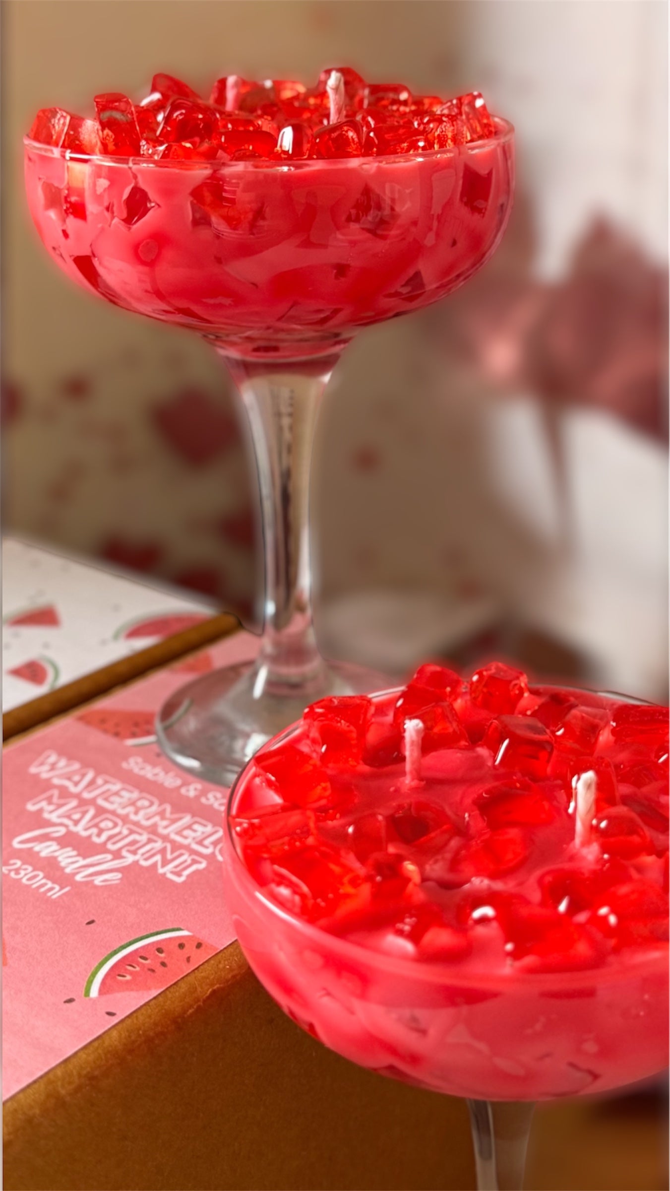 Watermelon Martini Candle