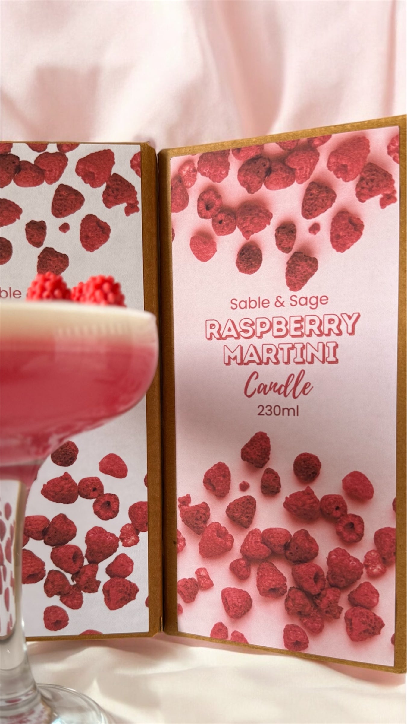 Raspberry Martini Candle