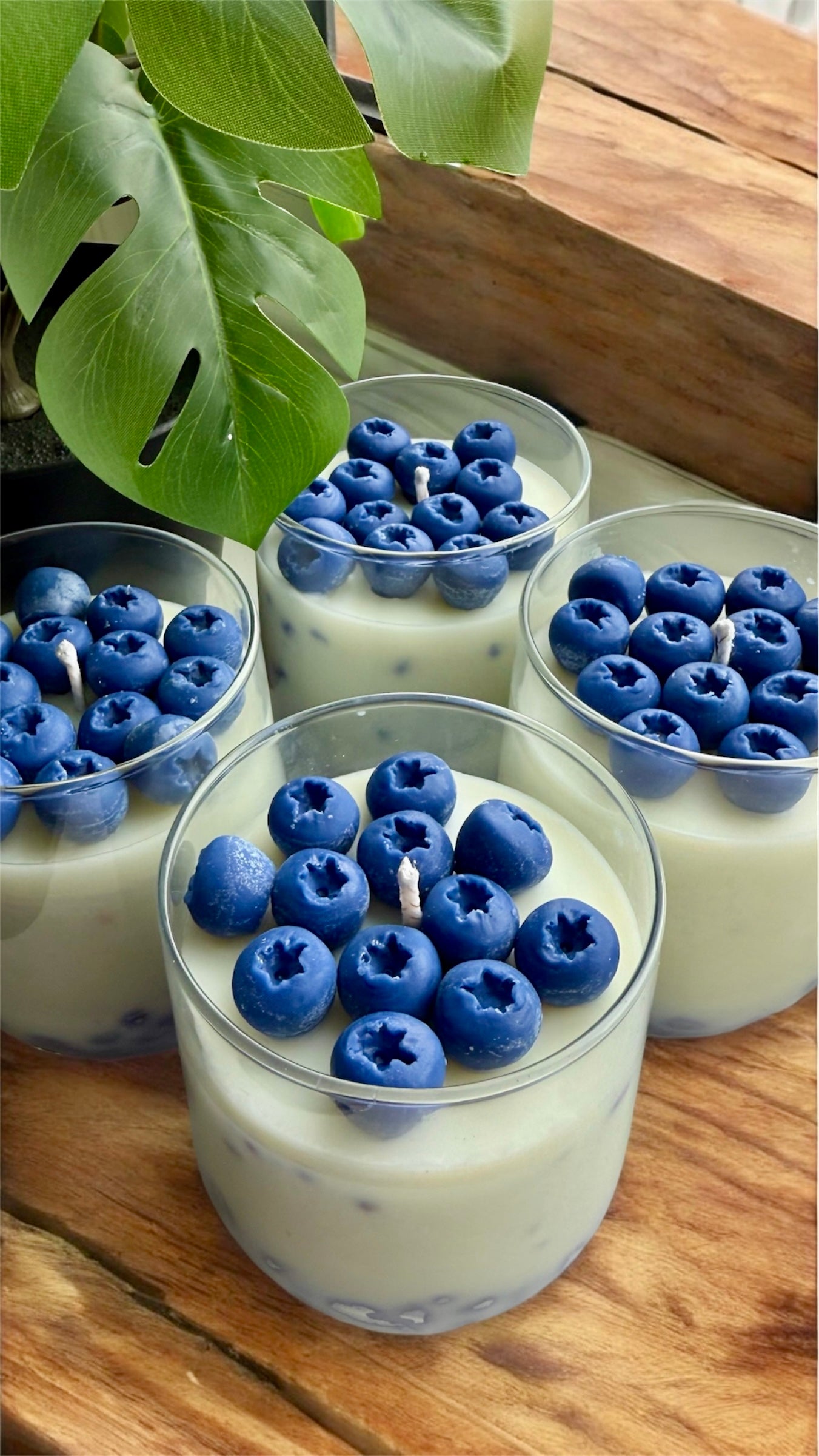 Blueberry Vanilla Scented Candle