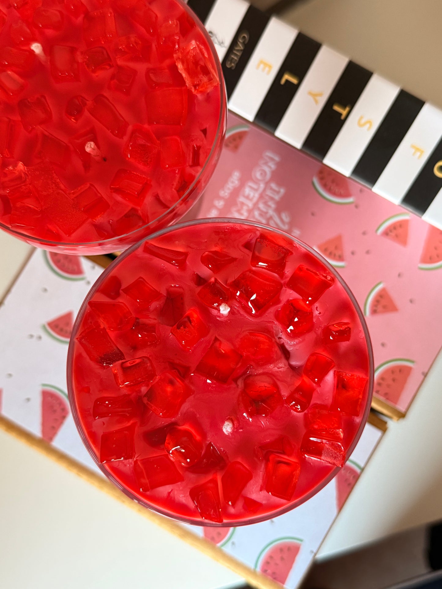 Watermelon Martini Candle